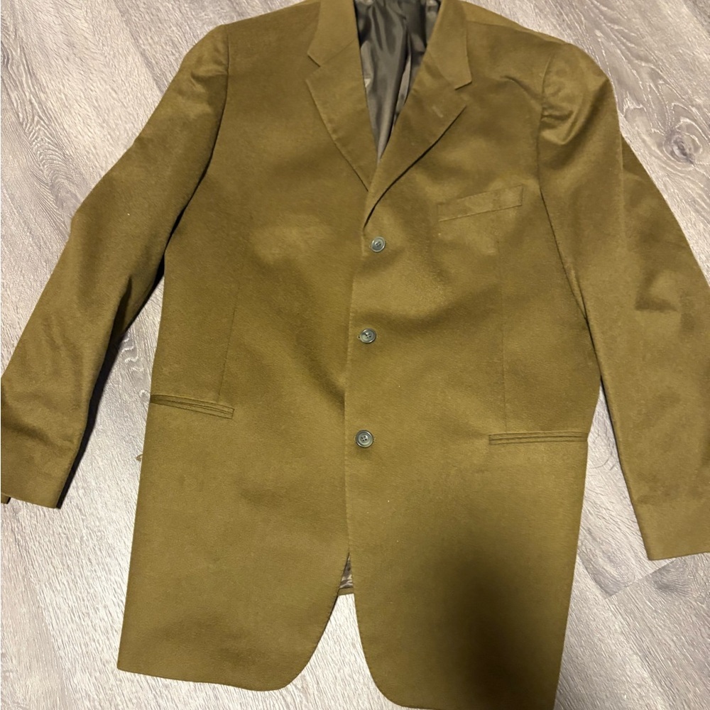 Ermenegildo Zegna Olive Green Sport Coat Blazer